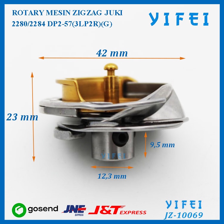 ROTARY MESIN ZIGZAG JUKI 2280/2284 DP2-57(3LP2R)(G) YIFEI-10069