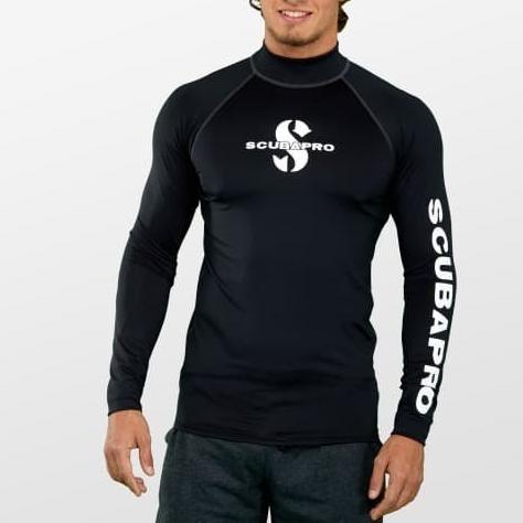 Scubapro Rash Guard MAN 50UPF - Swim/Diving, Blue,Black,Grey