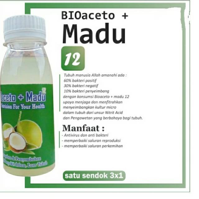 

BIOaceto +madu 12 detokk,mempercepat penyembuhan