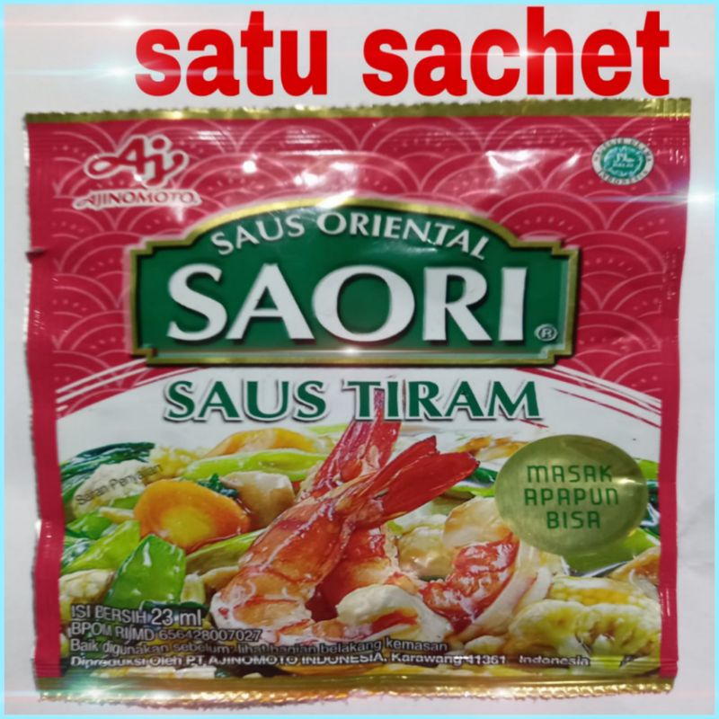 

saori saus tiram 23 ml sachet satuan