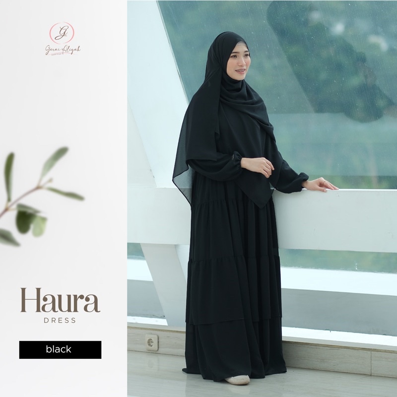 Gerai Aliyah | Haura Dress "Black"