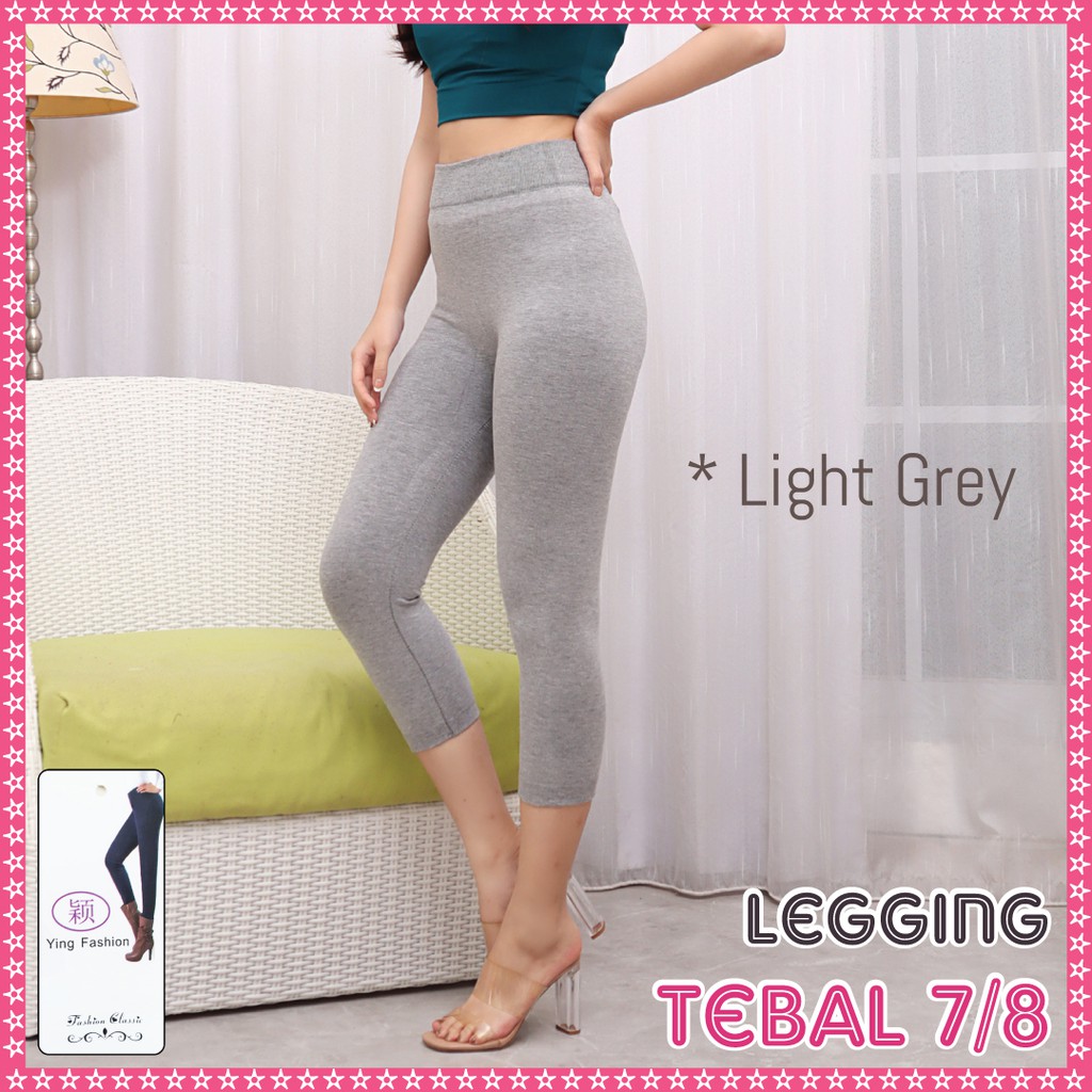 Legging Tebal pendek Wanita 702 7/8 / Legging Fleece / Legging Thermal 902 pendek / Legging fleece Wanita 7/8 Jumbo