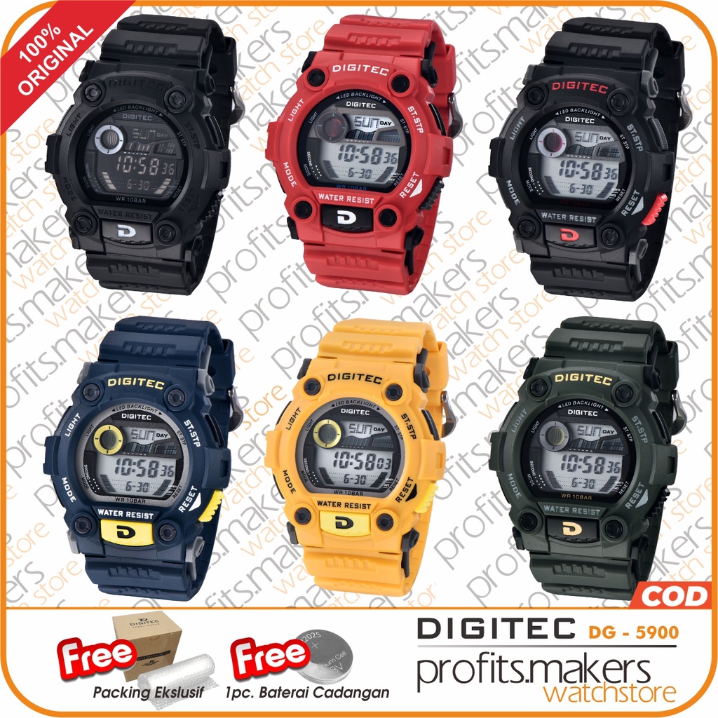 DIGITEC DG 5900 / DG-5900 / DG 5900 Watch Jam Tangan ORIGINAL