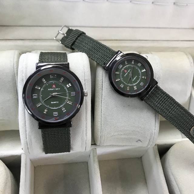 SUPER MURAH,,, JAM TANGAN COUPLE MURAH KANVAS/KAIN