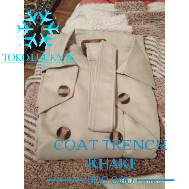 IMPORT Coat Trench Jaket Musim Dingin