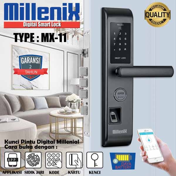 Kunci Pintu Digital Millenix Mx 510 Kartu Kunci Shopee Indonesia