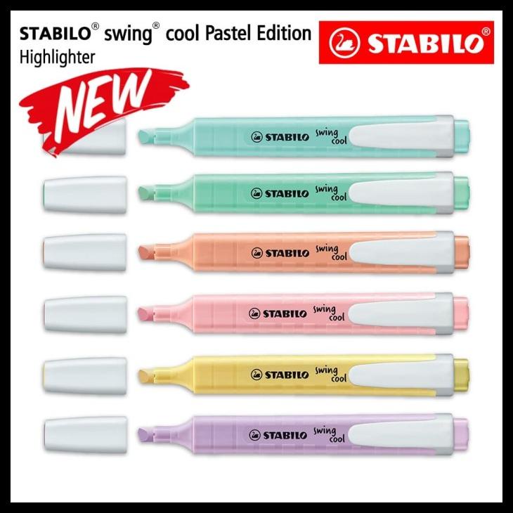 

STABILO SET 6 - SWING COOL PASTEL EDITION / HIGHLIGHTER 6 PCS / PEN AN KODE 1174