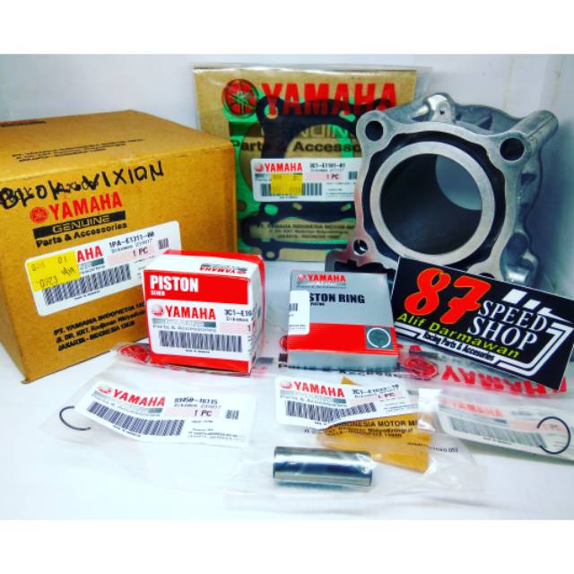 Blok set seher bore up 150cc 57mm Jupiter MX original Vixion