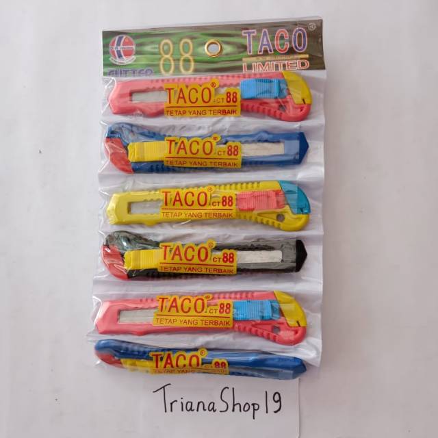 

Pisau Cutter Kater Silet Besar Murah Taco CT-88