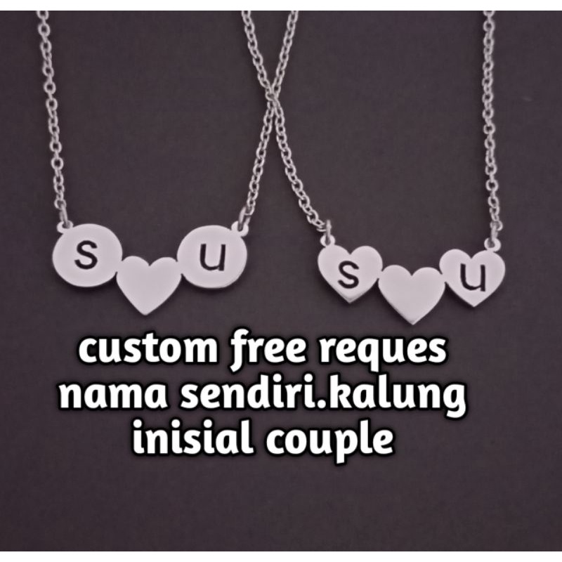 KALUNG NEACKLACE INISIAL COUPLE