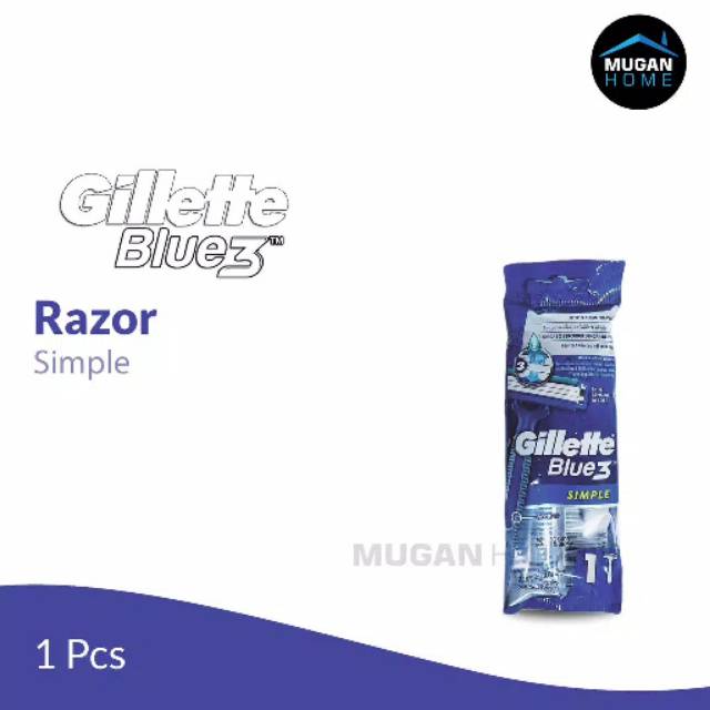 Gillette blue 3 simple single pack