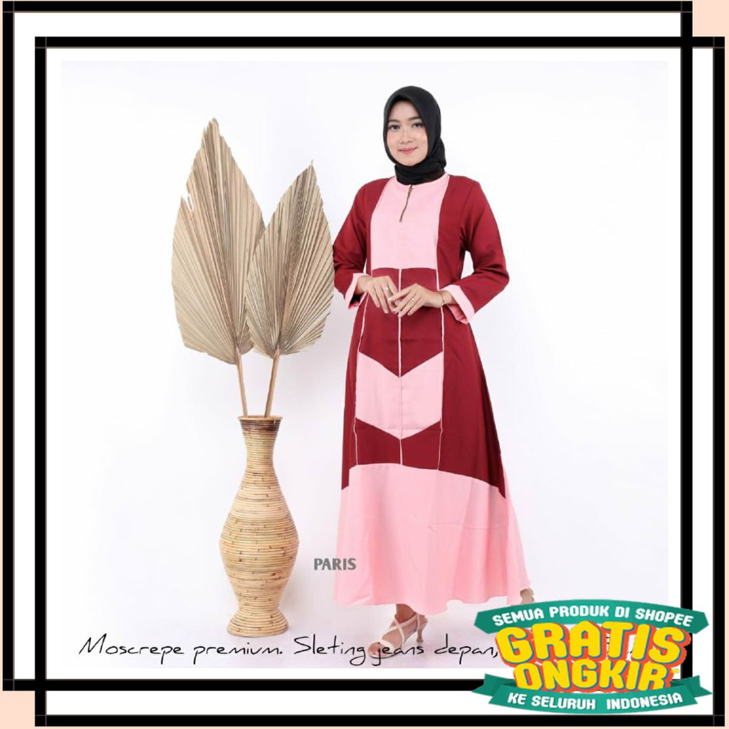 SOLO KERIS FULL BROKAT RUFFLE BENANG RAJA TENUN / BATIK KALONGAN | GAMIS FASHION MUSLIM TERBARU