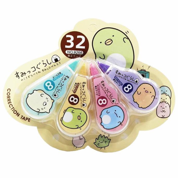 

Tipex Roll 4PCS Kawaii Sumikko Gurashi Correction Tape 1219-877