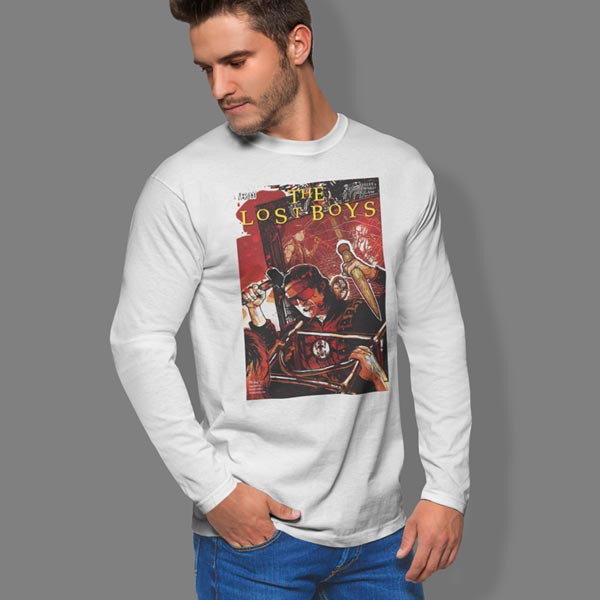 The Lost Boys Tshirt Tangan Panjang Casual Terbaru