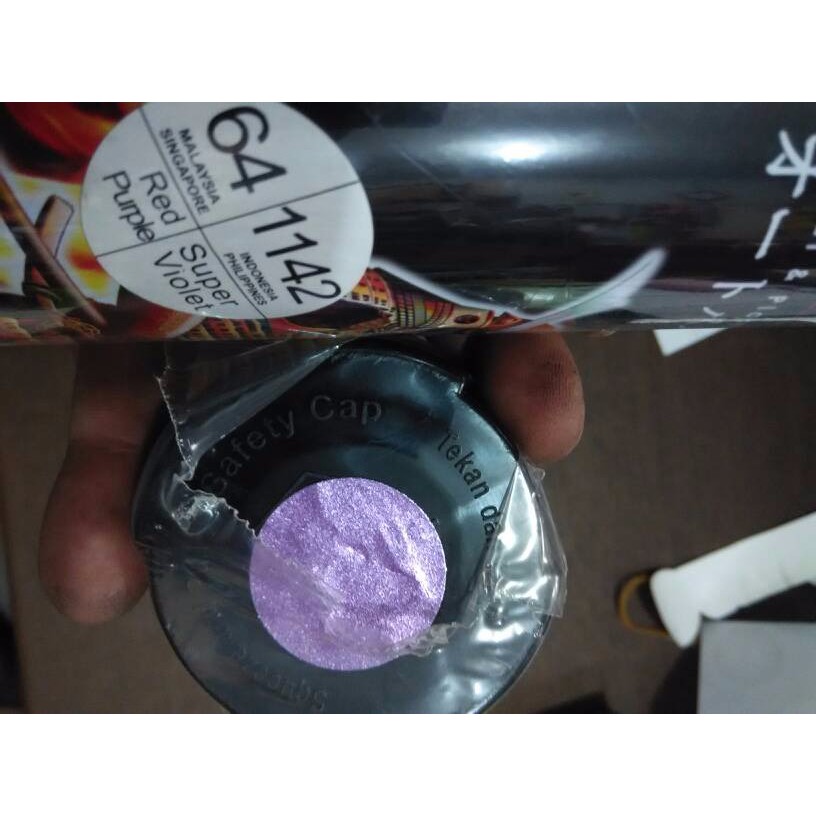 Terbatas cat semprot pilox pylox samurai super violet ungu metalik 1142