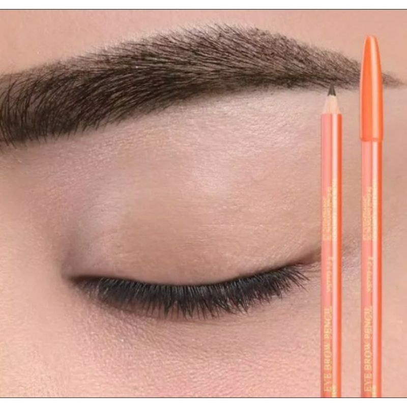 PROMO 12.12 BIGSALE PENSIL ALIS OREN ECER - Eyebrow Pencil Warna Hitam &amp; Coklat