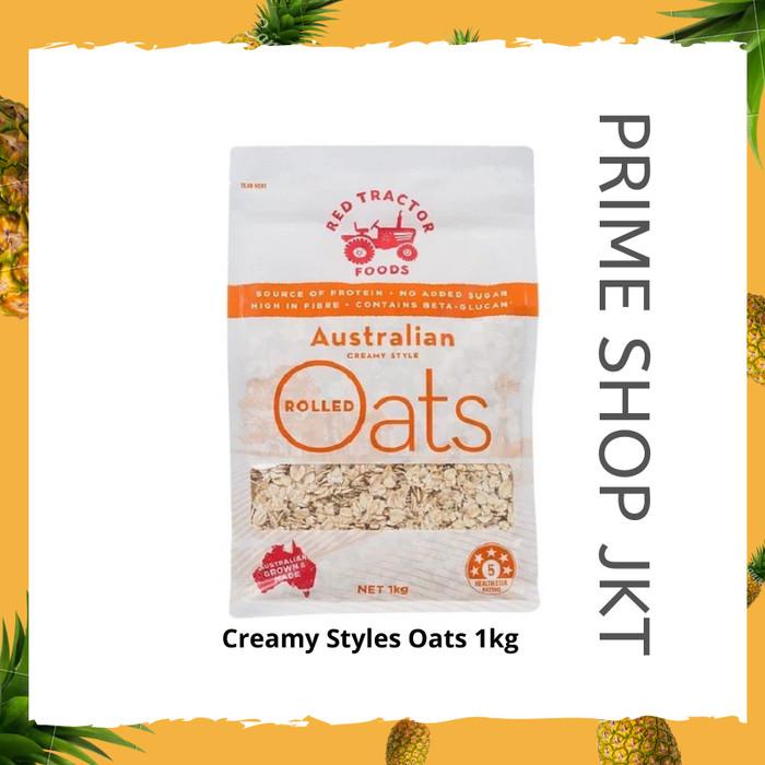 

Red Tractor Foods Organic Creamy Style Rolled Oats 1 Kg Oat Organik