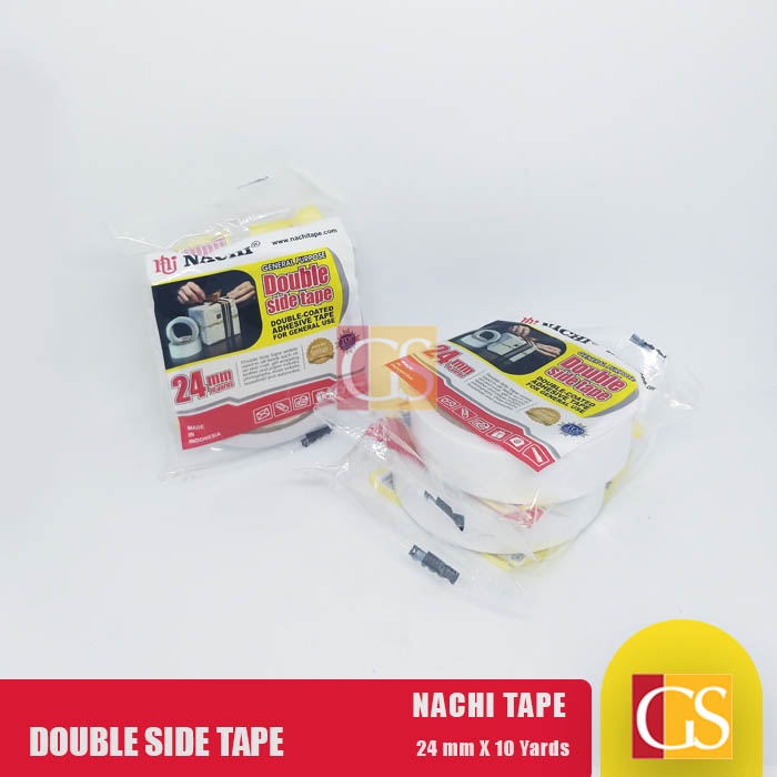 

ISOLASI SELOTIP LAKBAN BOLAK BALIK DOUBLE TAPE 24 mm NACHI TAPE (1pcs)