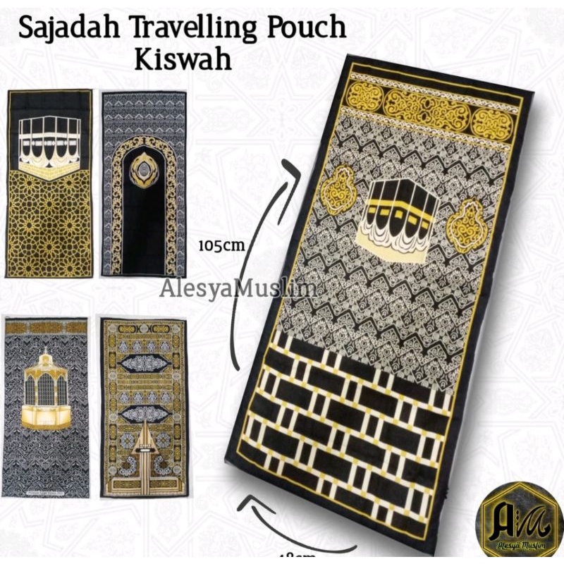 SAJADAH TRAVELING  POUCH MOTIF KISWAH