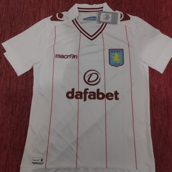 Aston Villa Jersey Away 2014 / 2015 Grade Ori Rare 14 15 Baju Bola