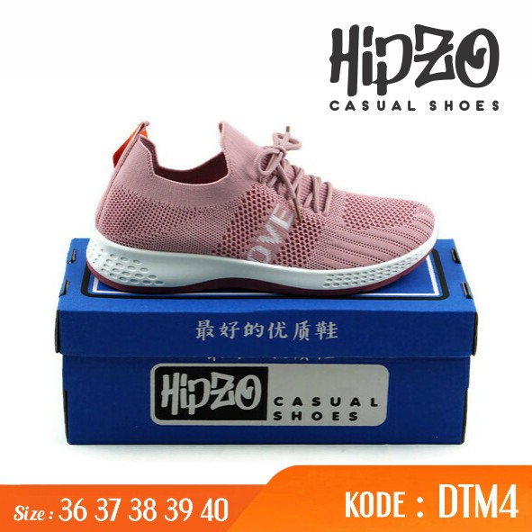 Sepatu Wanita Original DTM4 Style Terbaru Asli Import Sepatu Olahraga Jogging Gym Jalan jalan santai Senam Lari Sport-PINK