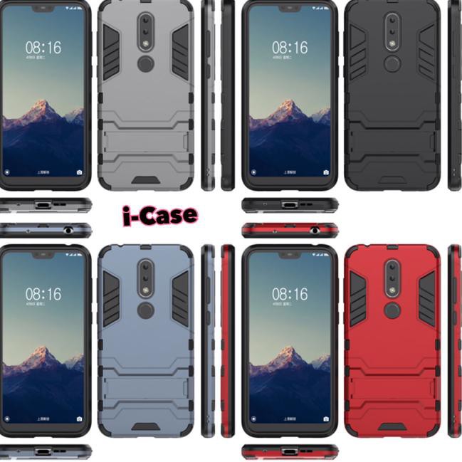 Nokia 6.1 Plus Case iron Armor - casing cover nokia 6.1 plus