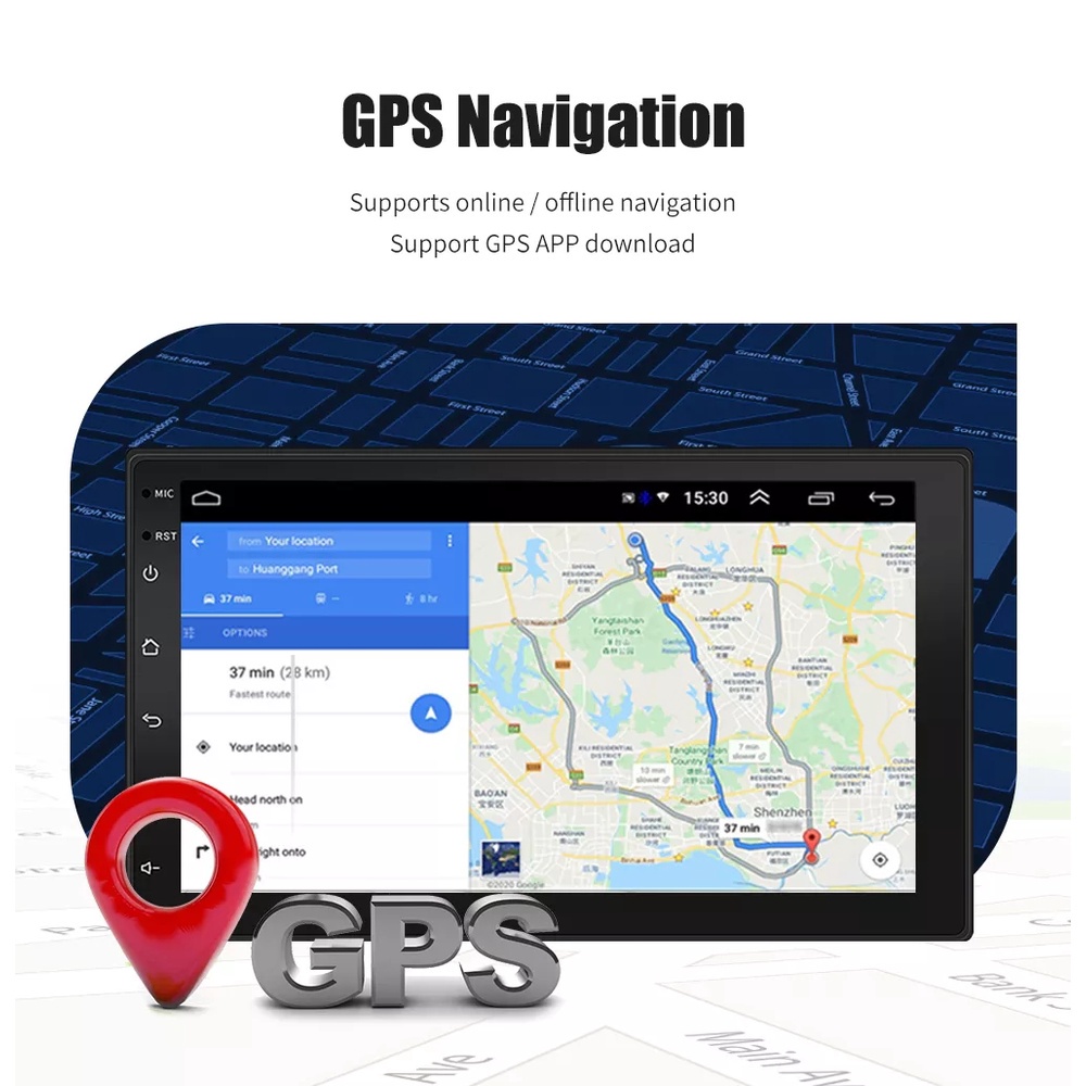 7/9/10 inch Car Android 10.1 navigasi 2+32G Head Unit For TOYOTA Daihatsu Mitsubishi HONDA SUZUKI Hyundai NISSAN Touch Screen Stereo Radio Bluetooth 2Din Car Multimedia MP5 GPS Mirrorlink YOUTUBE-1