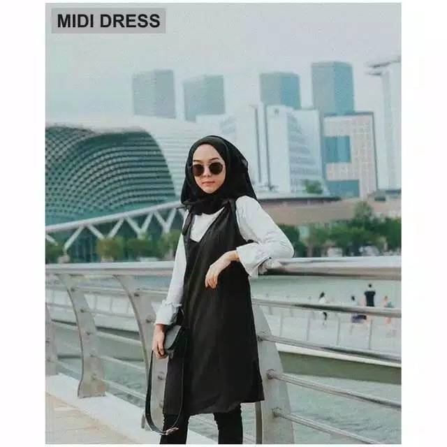 MIDI OVERALL DRESS/MIDYA DRESS