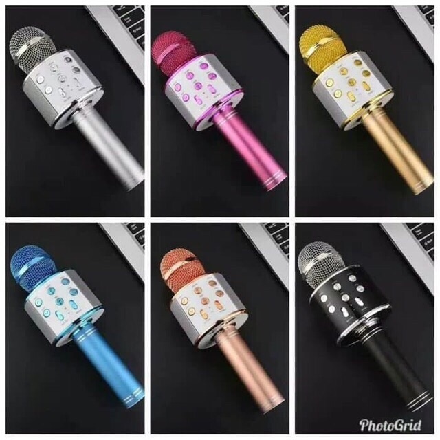 Mic Speaker WS858 WS868L Microphone Bluetooth Karaoke Smule Wireless WS-858 WS 868L 868