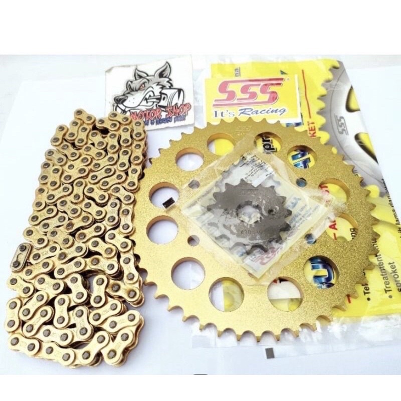 Jual Gear Set /Gir Set Sss 428 Tebal 415 Tipis Jupiter Z Old Burhan