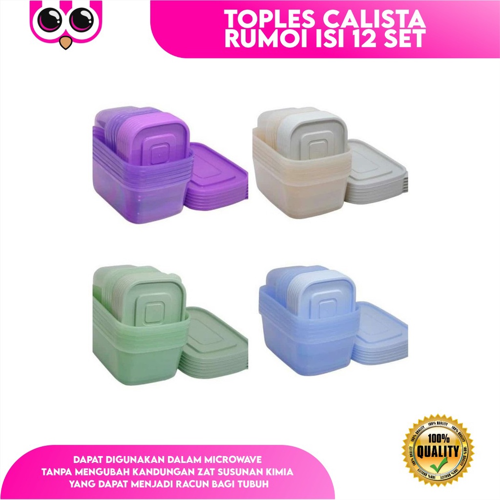 [RUMOI NEW] TOPLES CALISTA RUMOI SMOKE ISI 12 SET