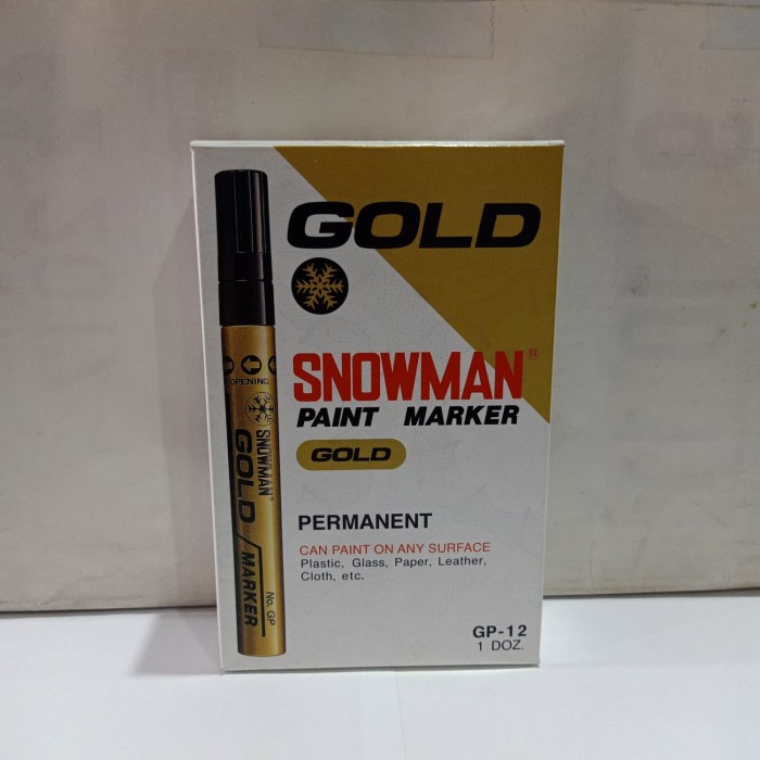 

Produk Unggulan Spidol Snowman Paint Marker / Pcs Promo