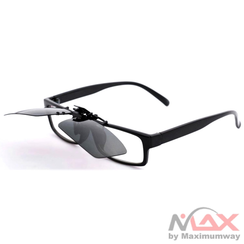Kacamata Hitam Jepit Lensa Jepit kaca mata Biasa jadi Anti UV UV400 Polarized untuk Berkendara