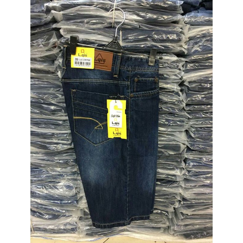 Celana jeans pendek //pakaian pria//ory jeans//