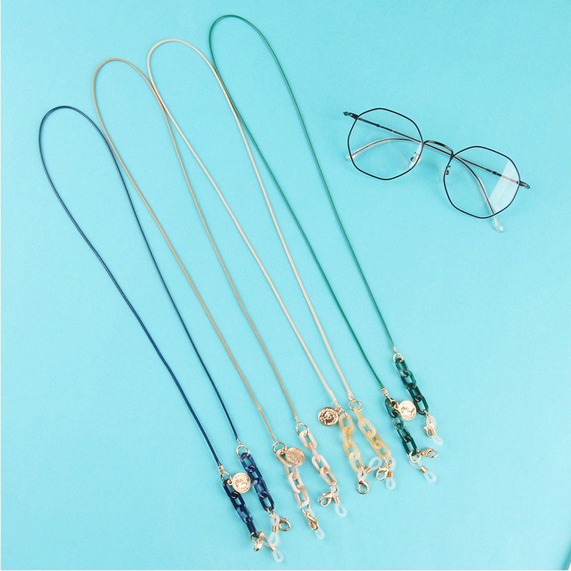 Mask Lanyard Necklace Chain Eyeglasses Lanyards Neck Hanging Rope Face Shield Strap with Two Hooks