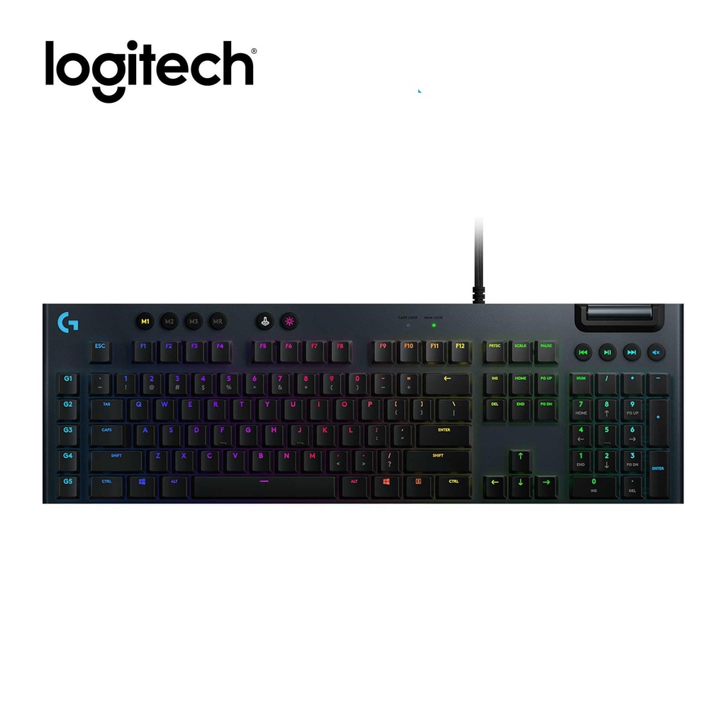 Logitech G813 LIGHTSYNC RGB Mechanical Gaming Keyboard - GL Clicky