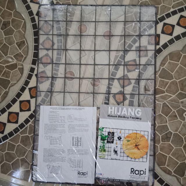[as] Grid Mesh Wire 35x52 / Hijang / Hiasan Dinding Persegi Panjang