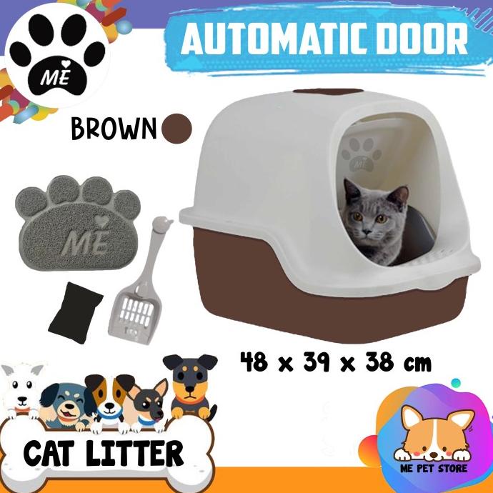 Tempat Pasir Kucing " PINTU OTOMATIS CAT LITTER BOX "