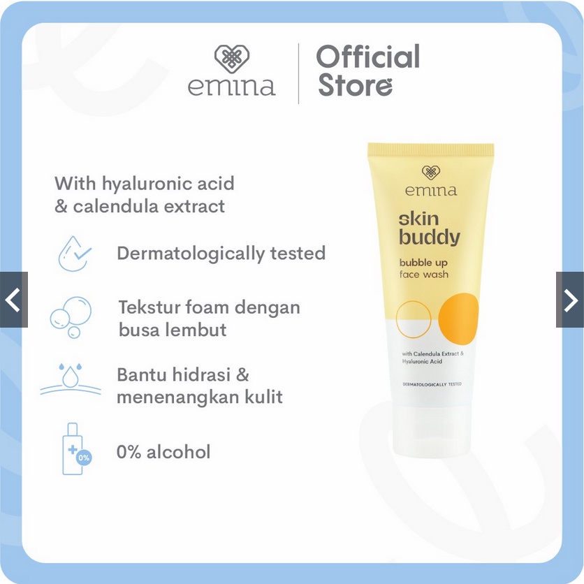 EMINA SKIN BUDDY BUBBLE UP FACE WASH - 60ml