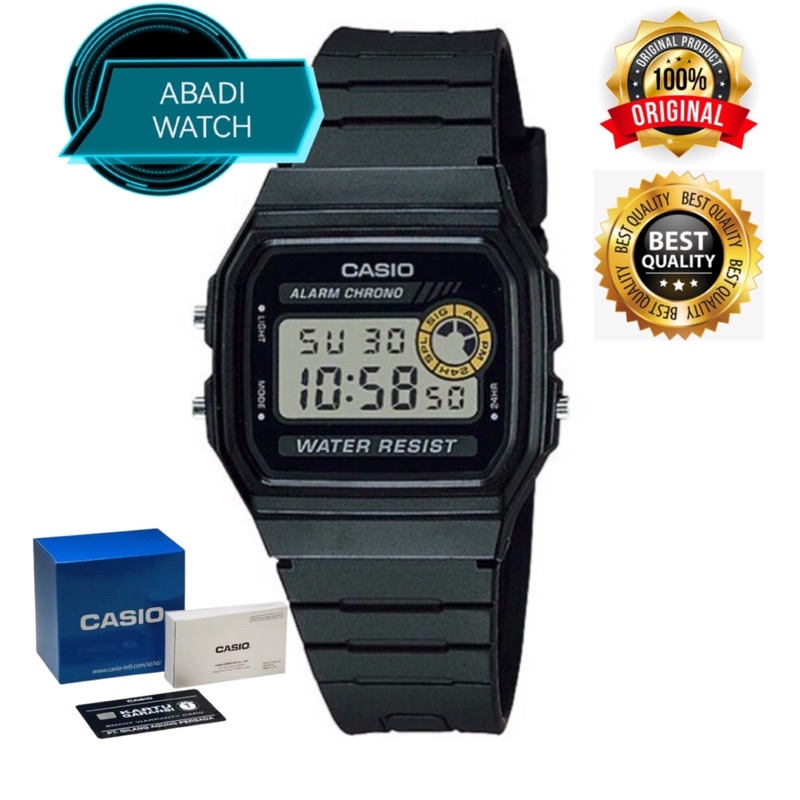 Jam Tangan Original CASIO F 94WA 8DG Garansi Resmi