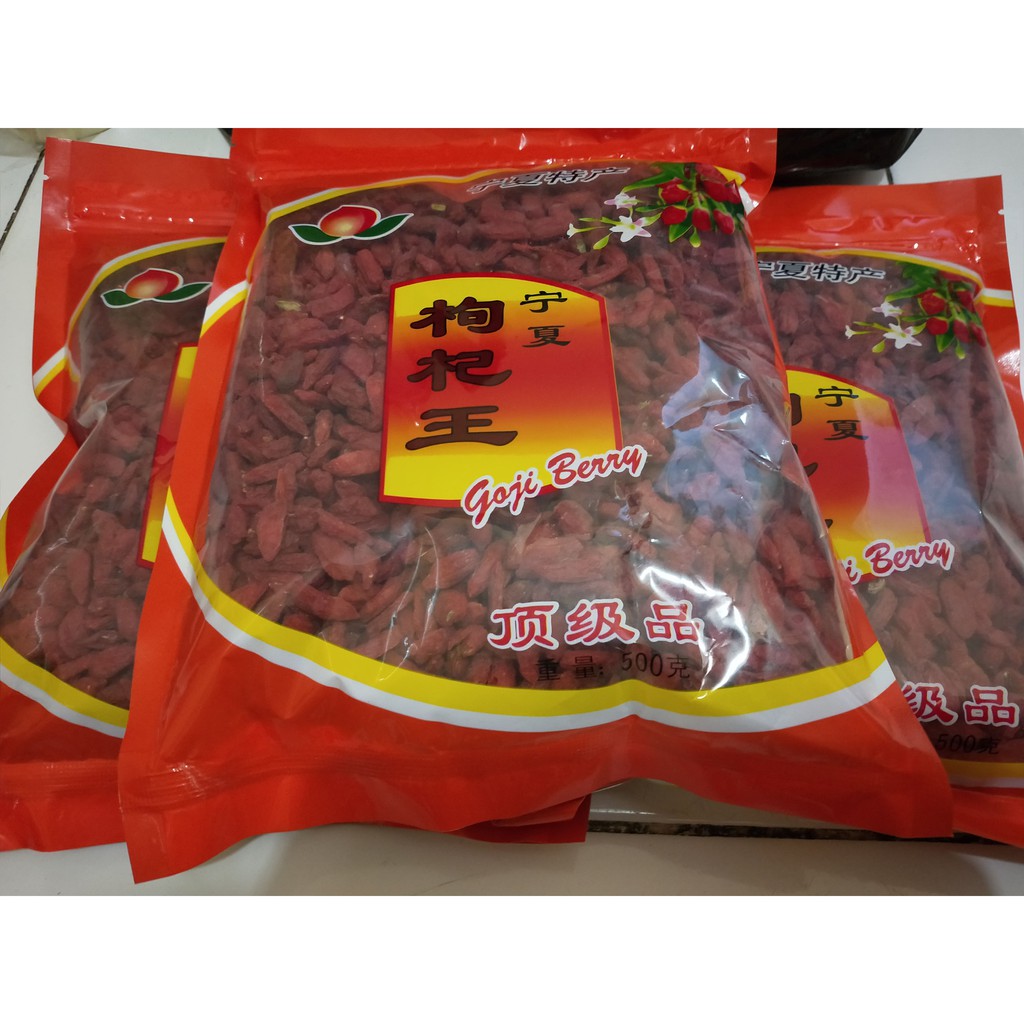 

Goji Berry 500 gr Kici Koki / Kice / Kiche / Gou Qi / Qi Zi / Wolf Berry Quality Premium