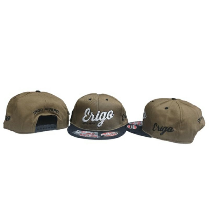 TOPI SNAPBACK ERIGO BROWN BLACK