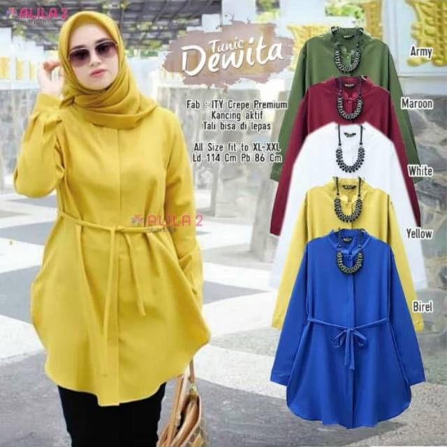 Tunik Dewita_ITY Crepe Premium