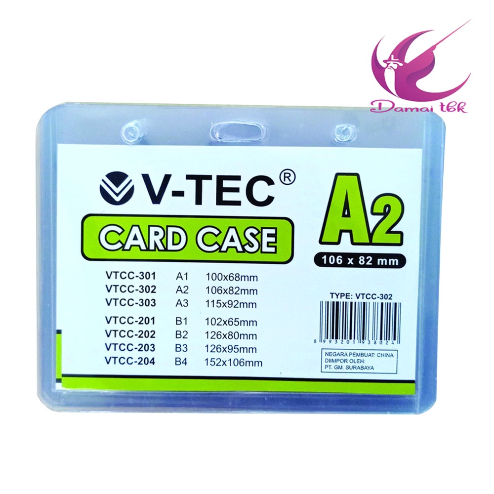 

Plastik ID Card A2 / Card Case A2 / Plastik Panitia 1Pak Isi 20 pcs