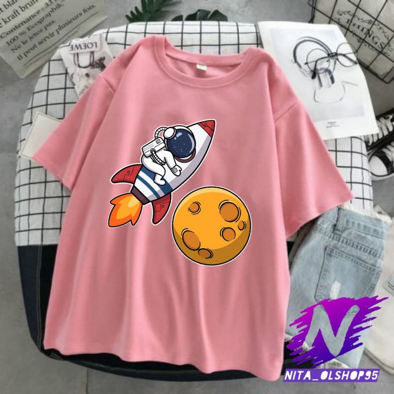 astronot animasi kaos anak baju anak kartun pilot astronot anak