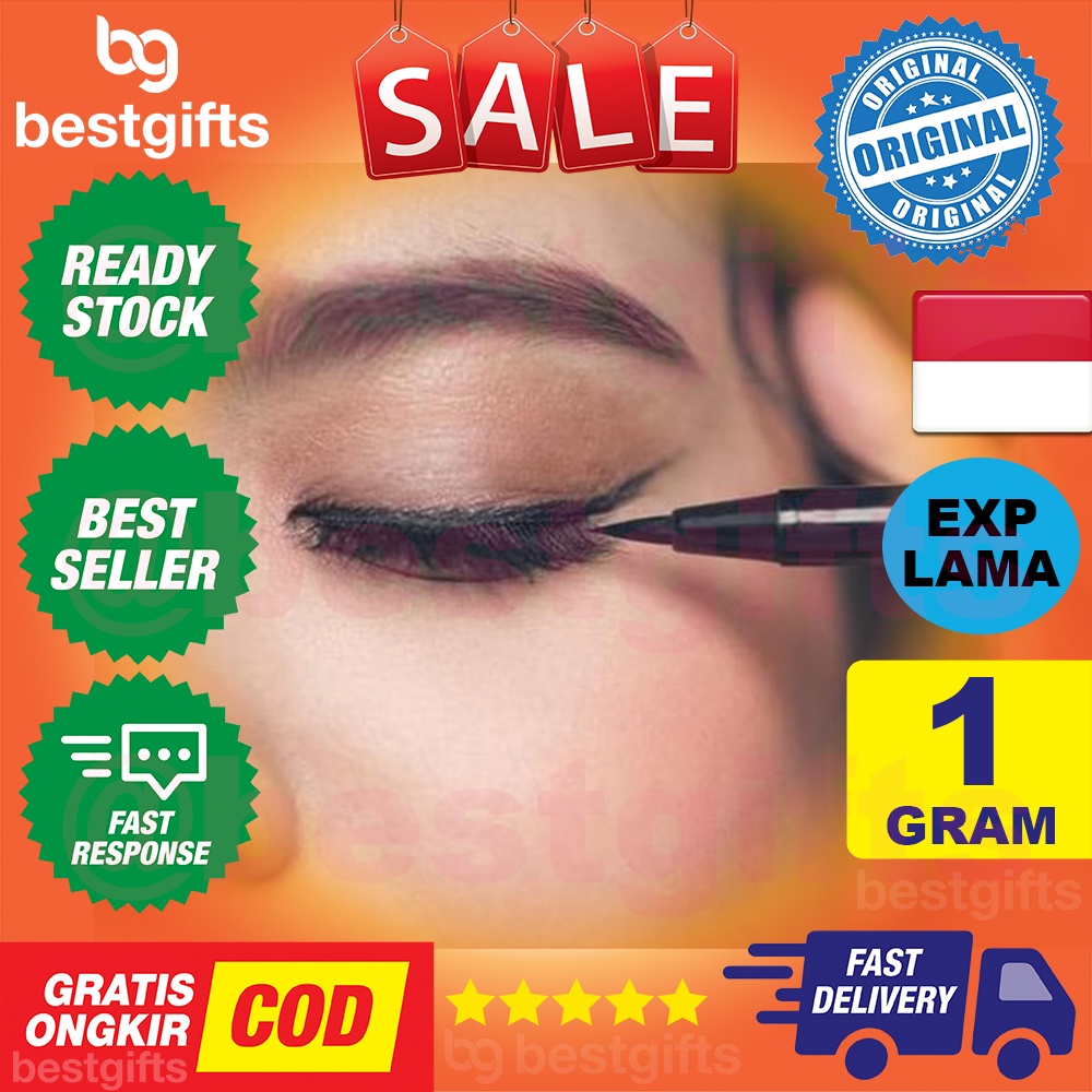 MAKEOVER MAKE OVER HYPERBLACK SUPERSTAY LINER BLACK EYELINER TIDAK LUNTUR EYE LINER HITAM 1 GRAM