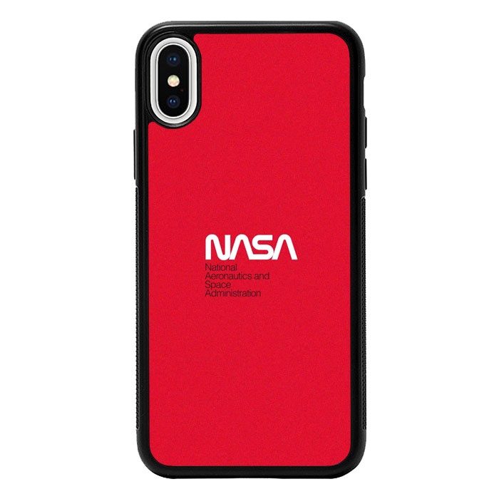 Case Casing Iphone 6 7 8 X Xr Xs Max Plus Nasa Red B0635