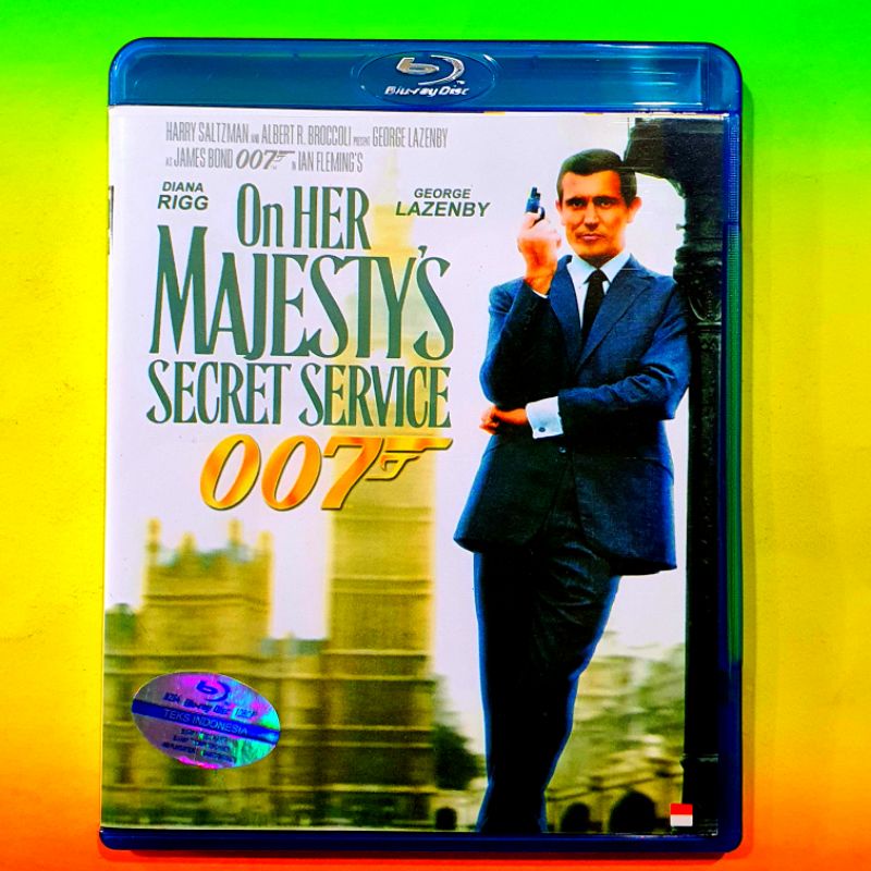 KASET BLU RAY FILM JAMES BOND 007 ON THE MAJESTYS SECRET SERVICE TERBARU -NEW FILM ACTION BOX OFFICE