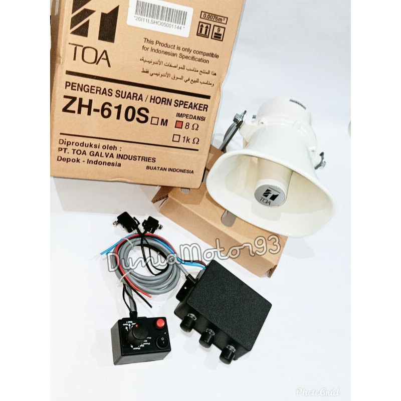 SIRINE 12SUARA DOBEL TONE ECHO DAN TOA