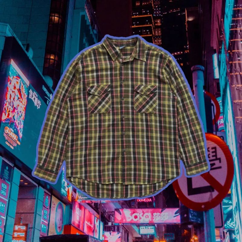 Double Pocket Flanel Shirt